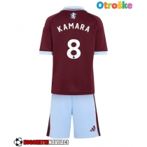 Otroške Nogometnih dresov Aston Villa Boubacar Kamara #8 Domači 2026-27 Kratki rokavi (+ hlače)